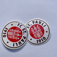 FC St. Pauli Sticker Set - Hochglanz Aufkleber 5er Pack
