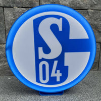 Schalke 04 LED-Leuchtschild Wanddeko