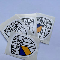 FC Carl Zeiss Jena Sticker Set - Hochglanz Aufkleber 5er Pack