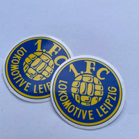 1. FC Lokomotive Leipzig Sticker Set - Hochglanz Aufkleber 5er Pack