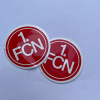 1. FC Nürnberg Sticker Set - Hochglanz Aufkleber 5er Pack
