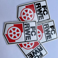 Rot-Weiß Erfurt Sticker Set - Hochglanz Aufkleber 5er Pack