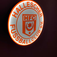 Hallescher FC LED-Leuchtschild