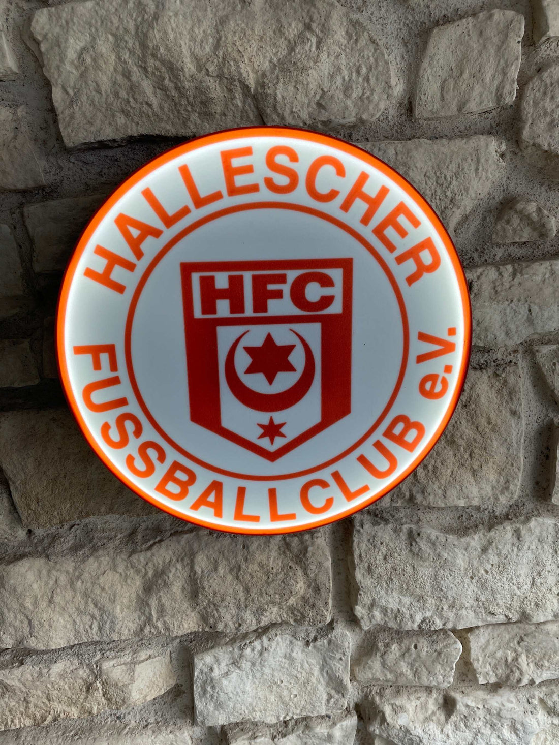 Hallescher FC LED-Leuchtschild