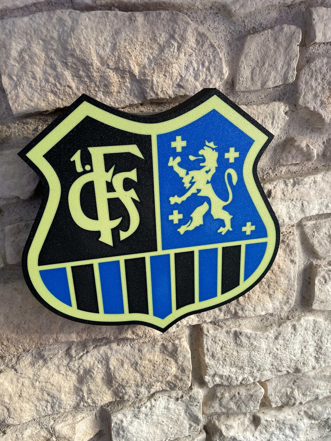 1 FC Saarbrucken LED-Leuchtschild