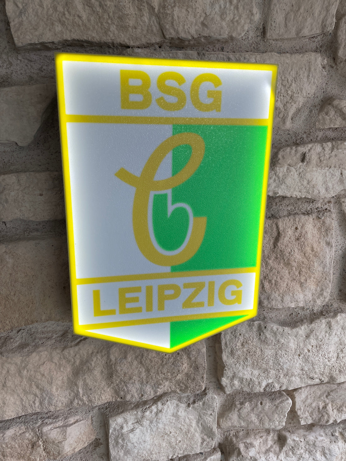 BSG Chemie Leipzig LED-Leuchtschild Wanddeko