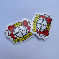 Bayer 04 Leverkusen Sticker Set - Hochglanz Aufkleber 5er Pack