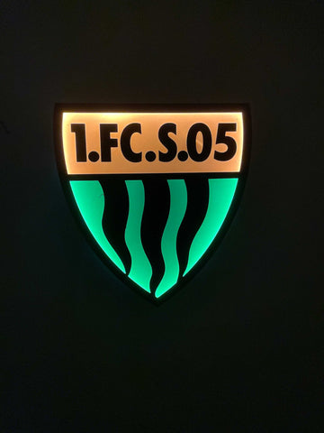 1 FC Schweinfurt 05 LED-Leuchtschild