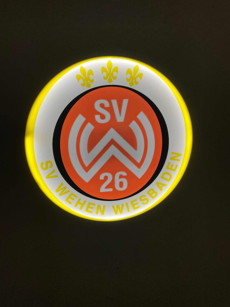 SV Wehen Wiesbaden LED-Leuchtschild
