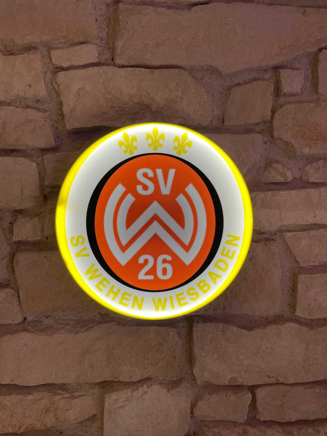 SV Wehen Wiesbaden LED-Leuchtschild