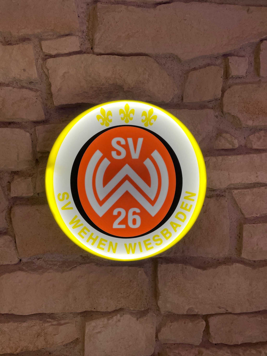 SV Wehen Wiesbaden LED-Leuchtschild