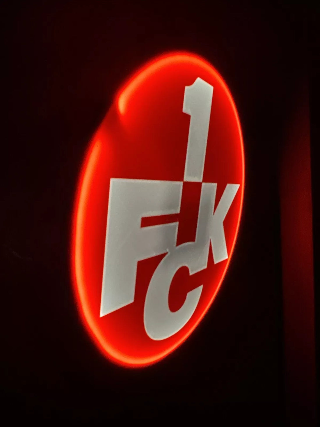 1. FC Kaiserslautern Lampe LED-Leuchtschild Fandeko