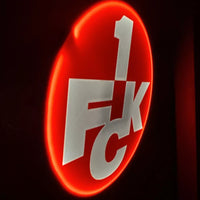 1. FC Kaiserslautern Lampe LED-Leuchtschild Fandeko