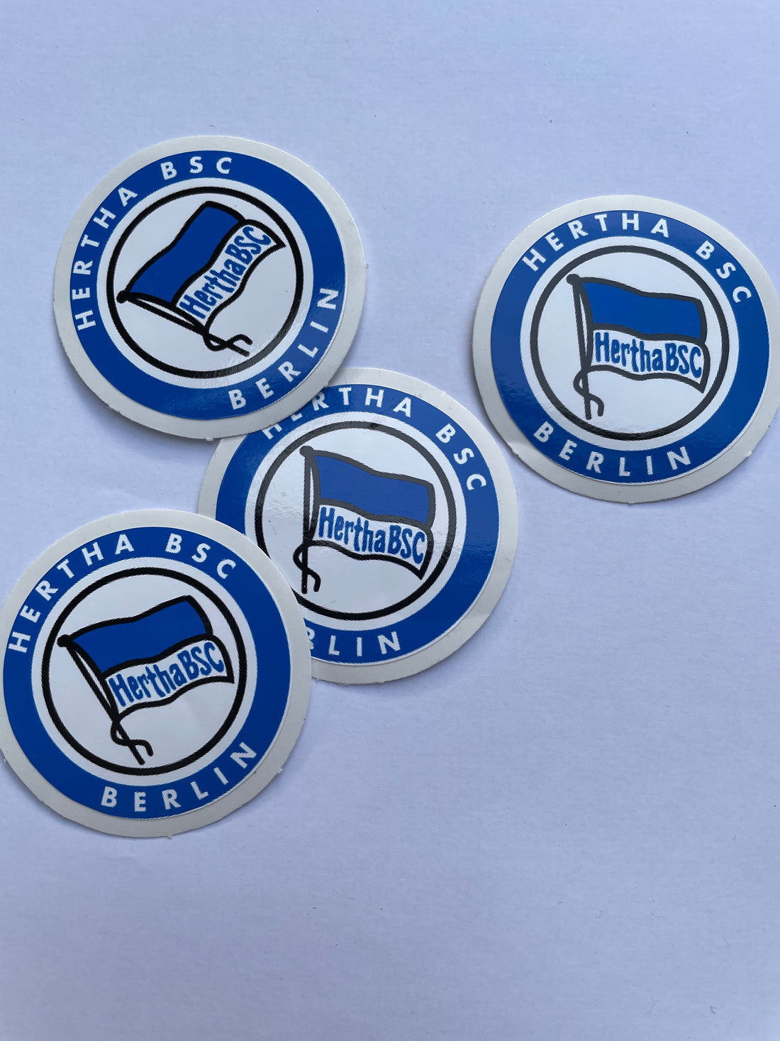 Hertha BSC Sticker Set - Hochglanz Aufkleber 5er Pack