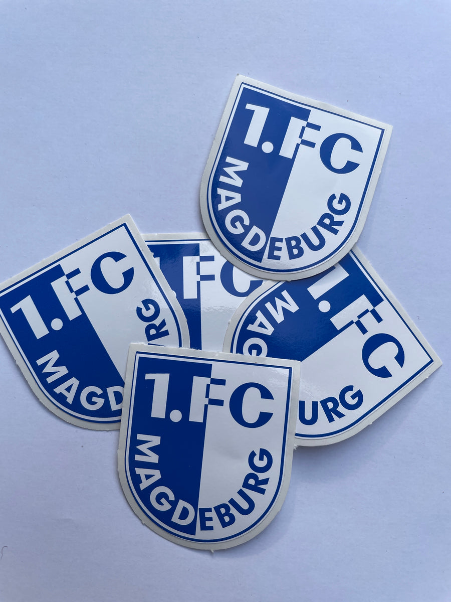 1. FC Magdeburg Sticker Set - Hochglanz Aufkleber 5er Pack