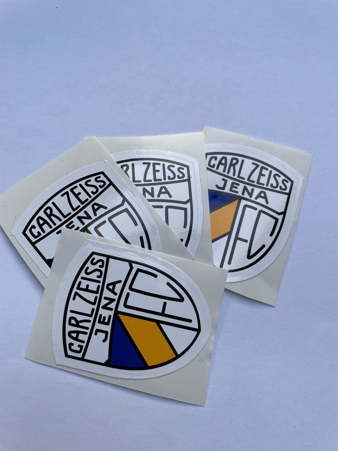 FC Carl Zeiss Jena Sticker Set - Hochglanz Aufkleber 5er Pack