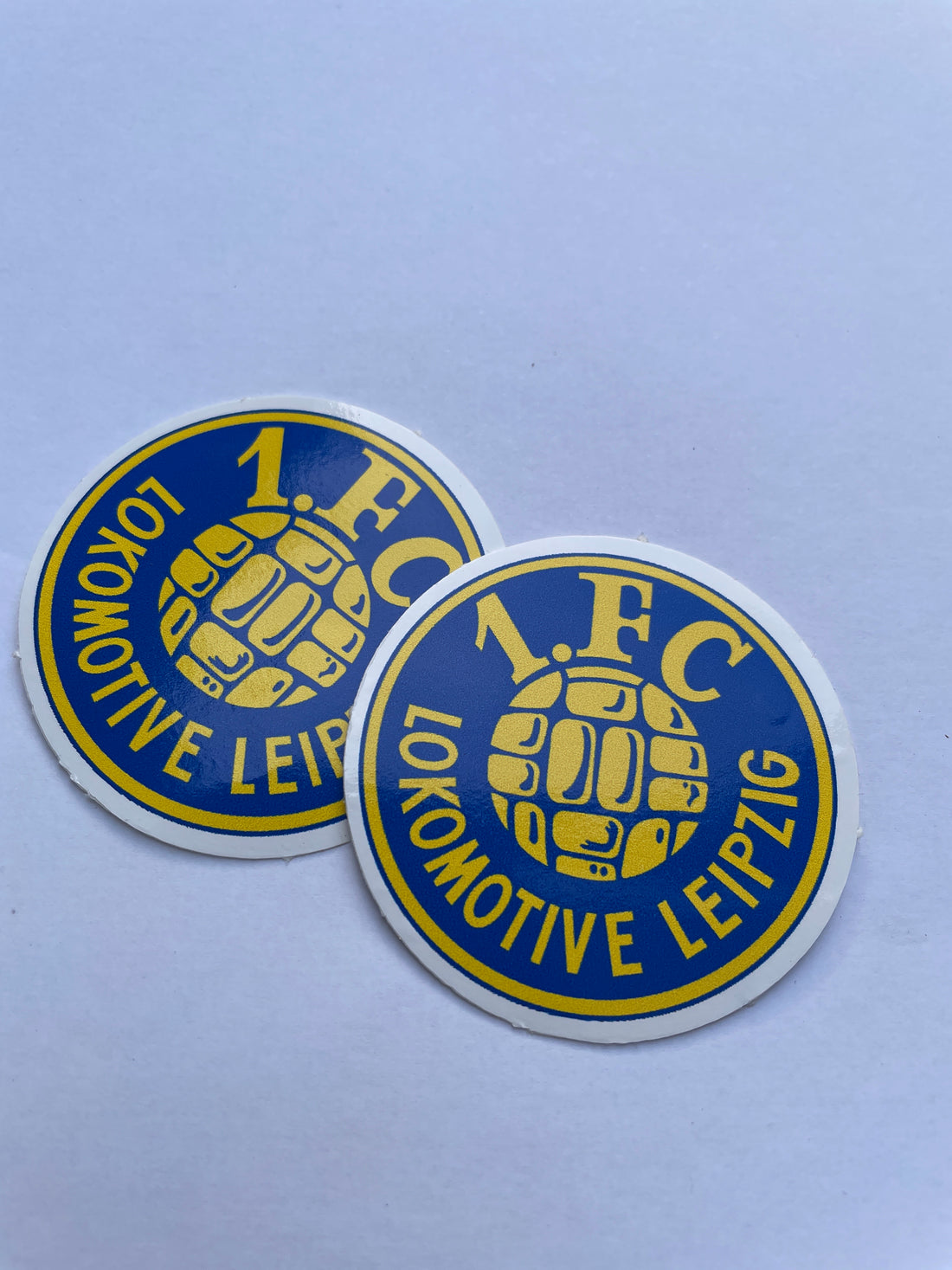 1. FC Lokomotive Leipzig Sticker Set - Hochglanz Aufkleber 5er Pack