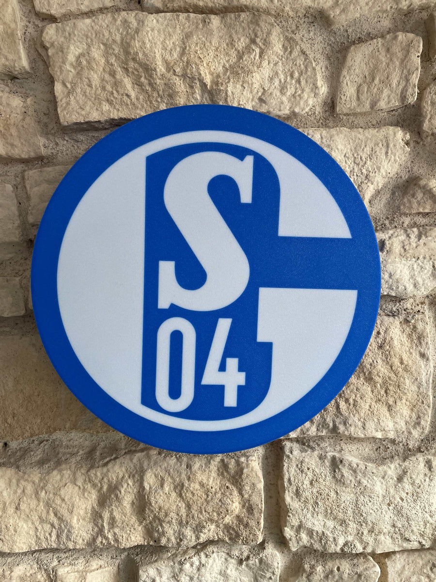 Schalke 04 LED-Leuchtschild Wanddeko
