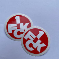 1. FC Kaiserslautern Sticker Set - Hochglanz Aufkleber 5er Pack