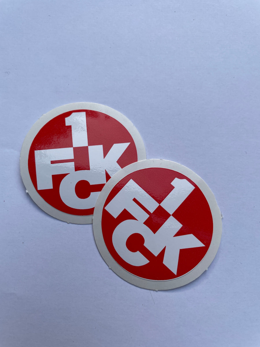 1. FC Kaiserslautern Sticker Set - Hochglanz Aufkleber 5er Pack