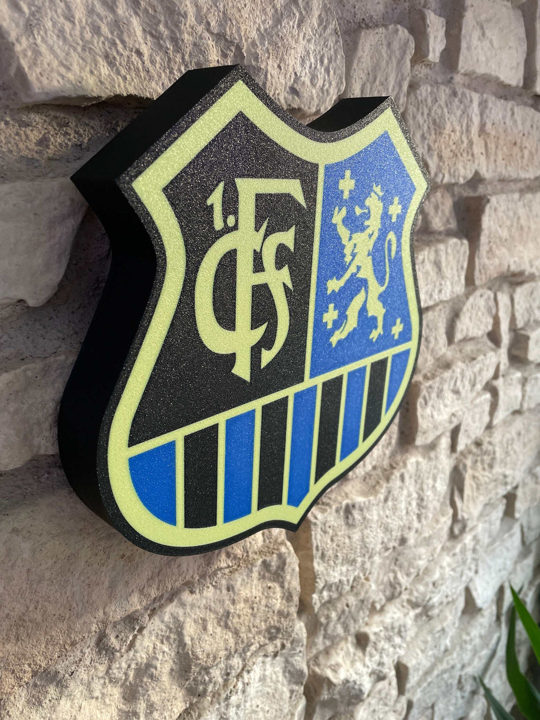 1 FC Saarbrucken LED-Leuchtschild