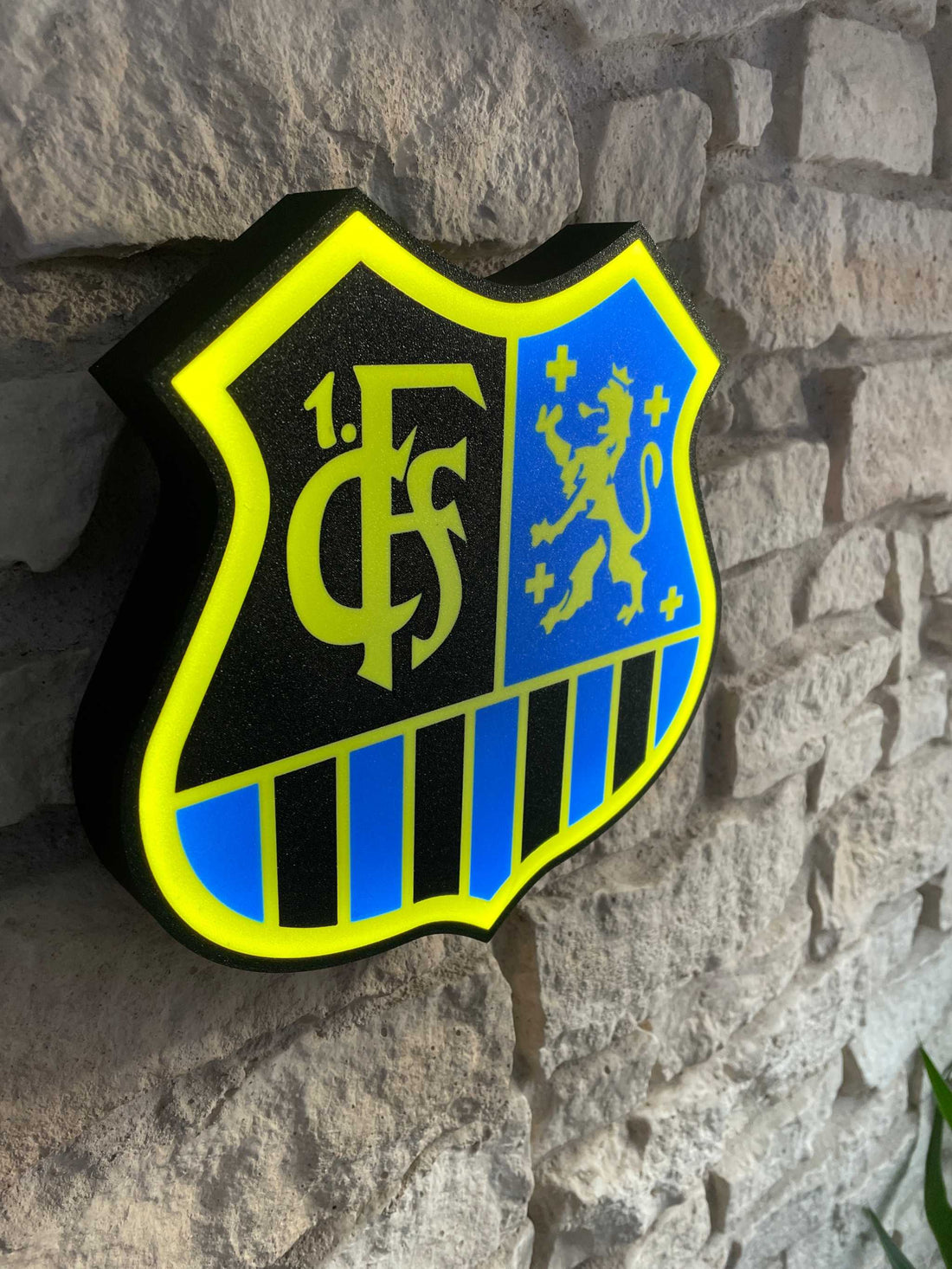 1 FC Saarbrucken LED-Leuchtschild