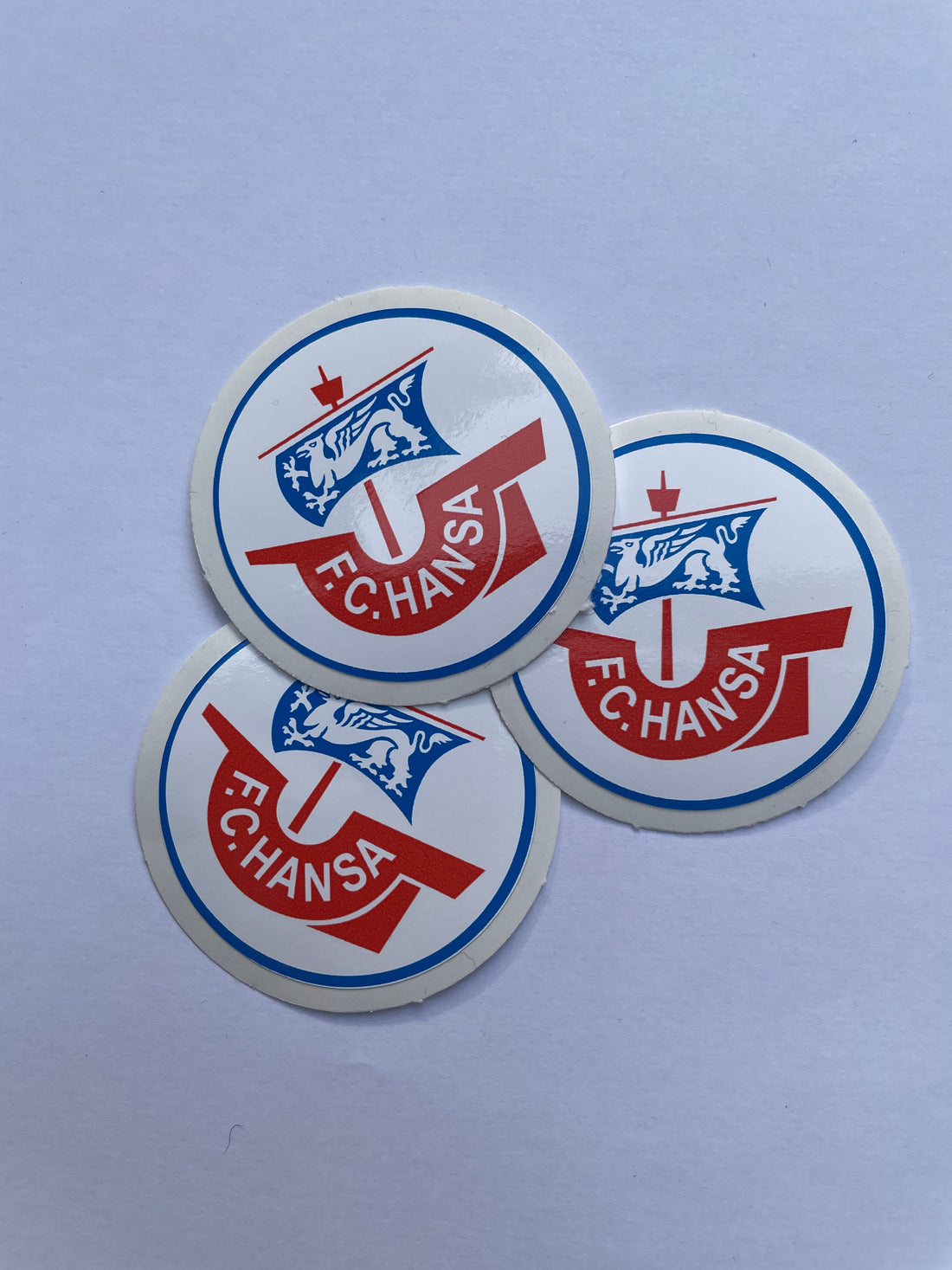 FC Hansa Rostock Sticker Set - Hochglanz Aufkleber 5er Pack