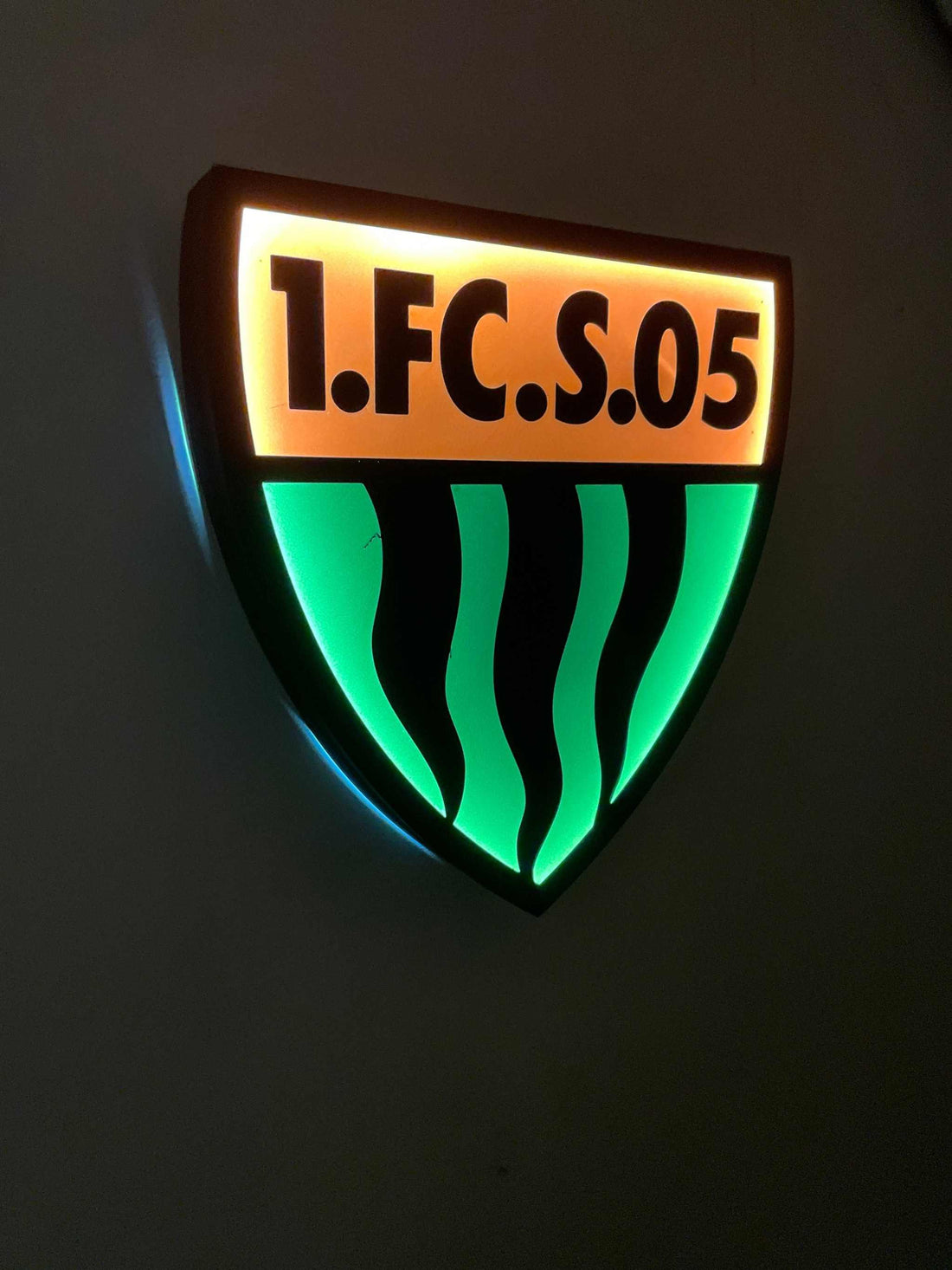 1 FC Schweinfurt 05 LED-Leuchtschild