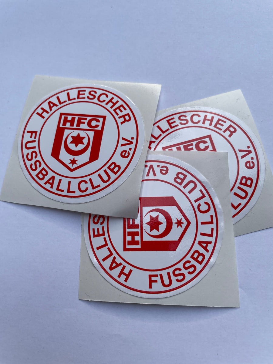 Hallescher FC Sticker Set - Hochglanz Aufkleber 5er Pack