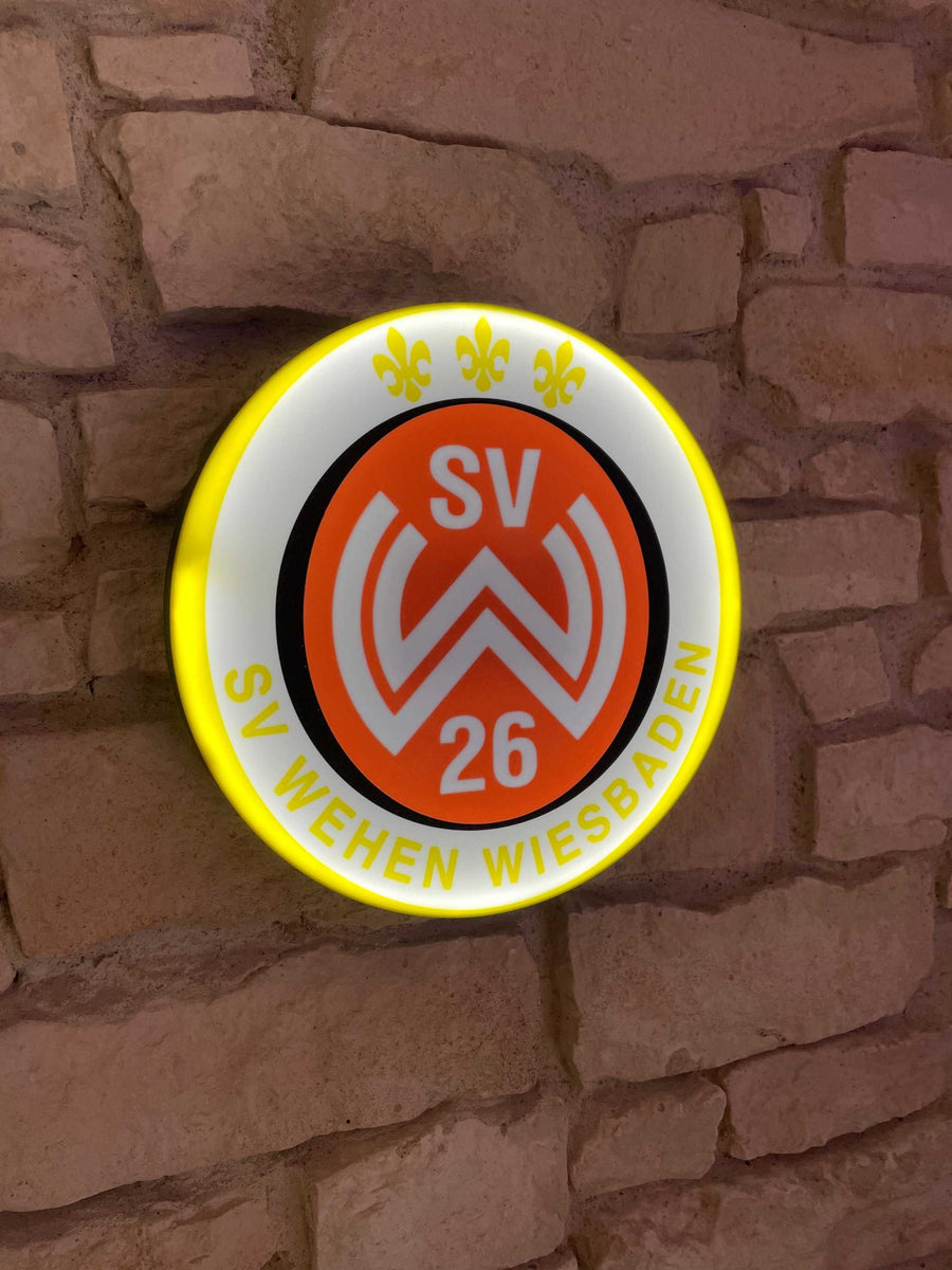SV Wehen Wiesbaden LED-Leuchtschild