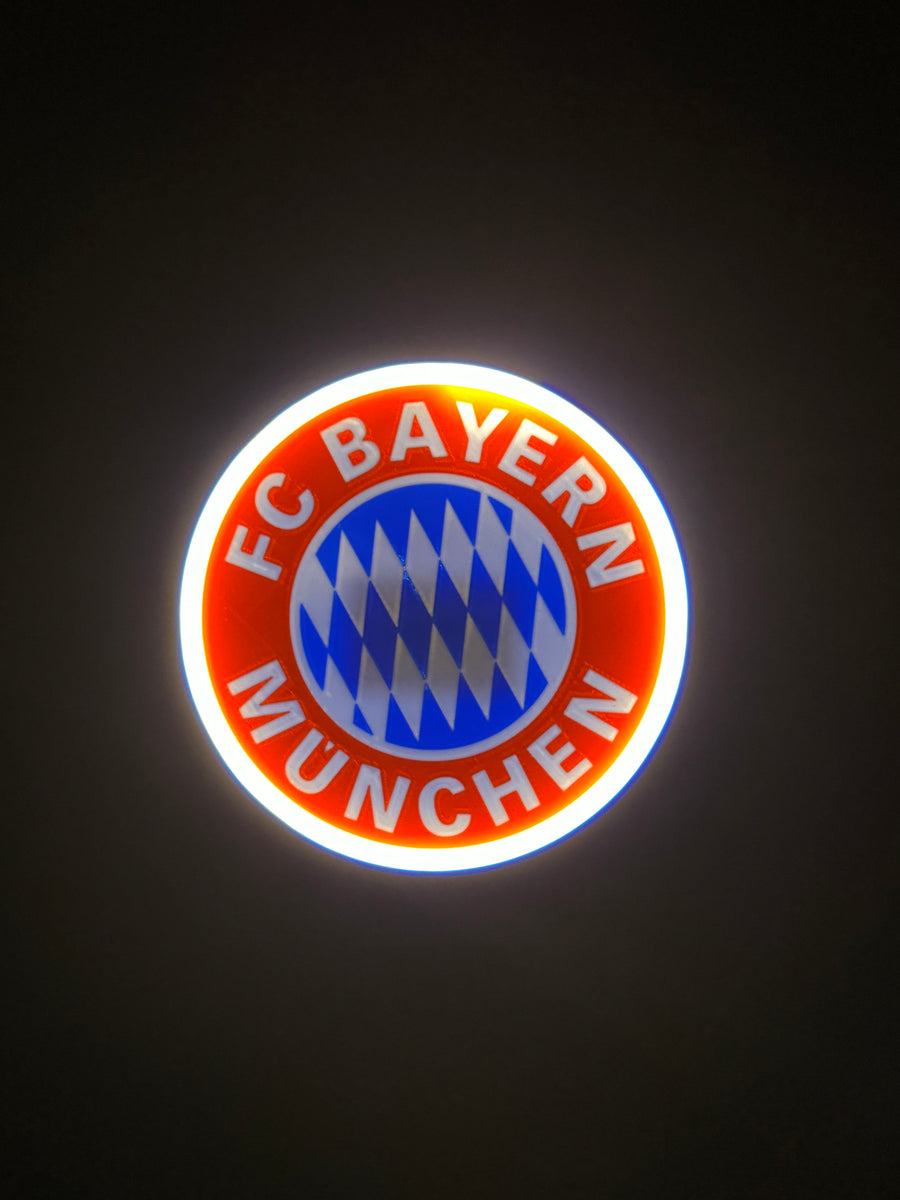 FCB Bayern München LED-Leuchtschild Wanddeko