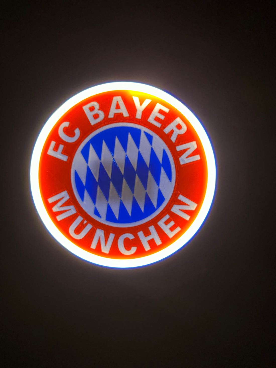 FCB Bayern München LED-Leuchtschild Wanddeko