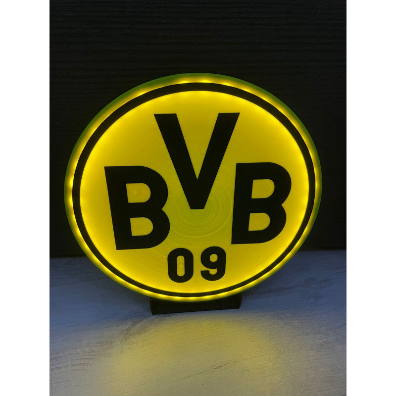 BVB 09 Borussia Dortmund LED-Leuchtschild Wanddeko