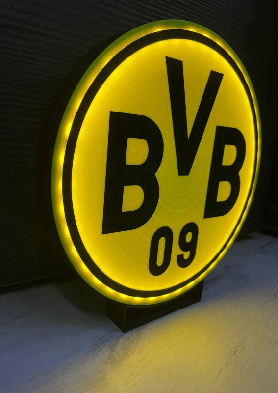 BVB 09 Borussia Dortmund LED-Leuchtschild Wanddeko