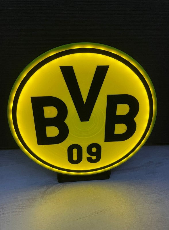 BVB 09 Borussia Dortmund LED-Leuchtschild Wanddeko