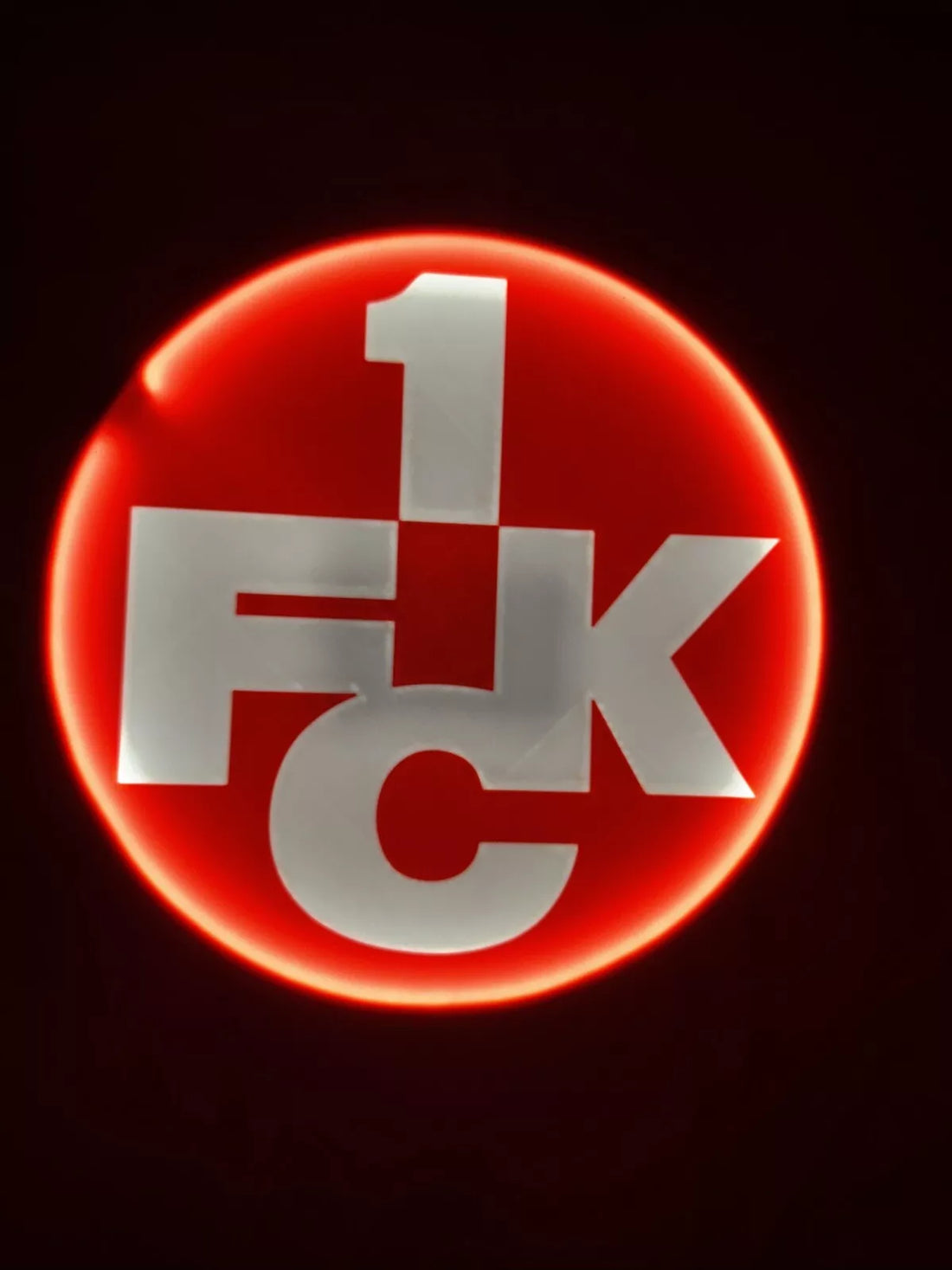 1. FC Kaiserslautern Lampe LED-Leuchtschild Fandeko