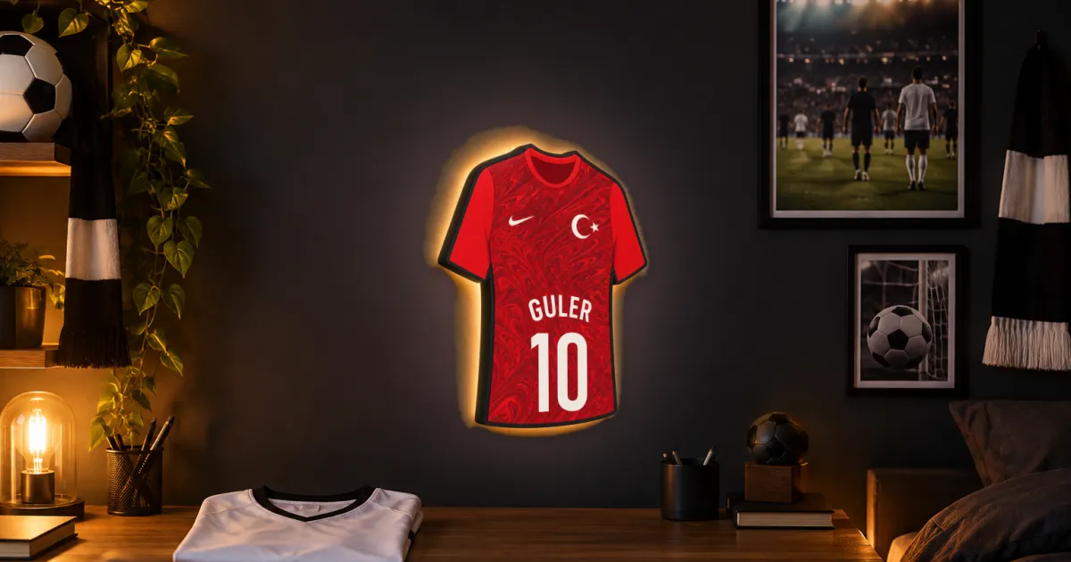 Trikot Lampe Kinder Geschenk mit eigenem Namen