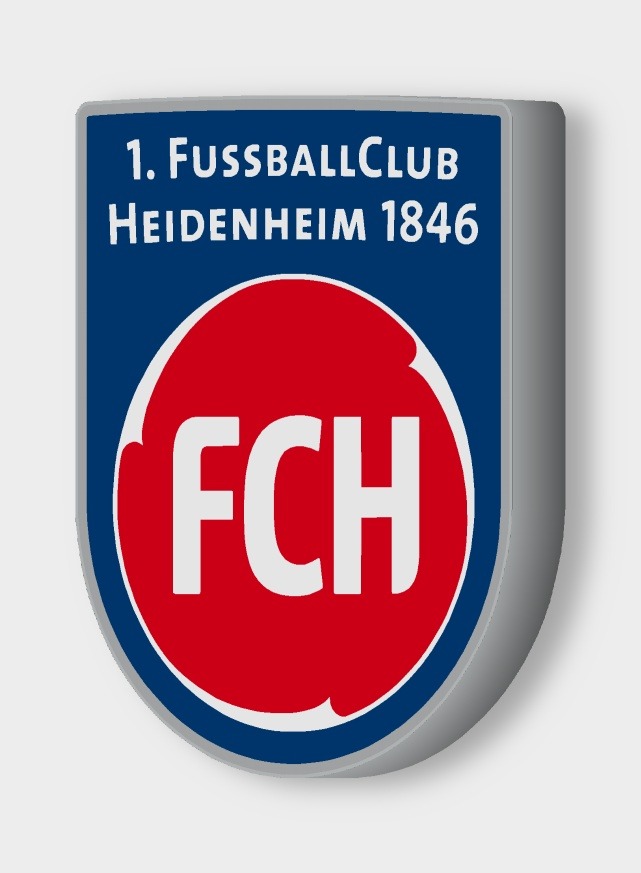 1. FC Heidenheim LED-Leuchtschild ausgeschaltet