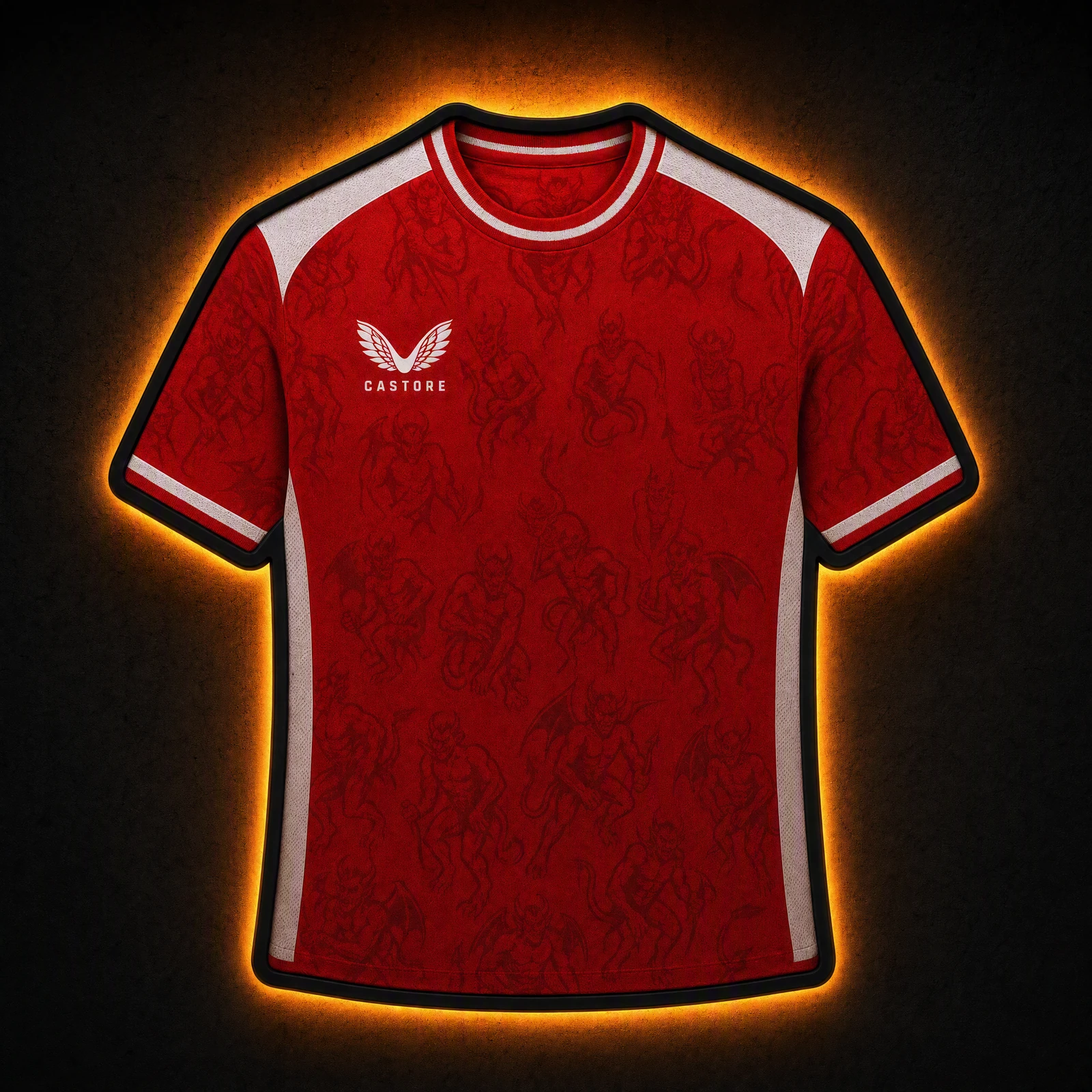 1. FC Kaiserslautern Heimtrikot 2026/27 LED-Trikot-Lampe — Glow im Dunkeln