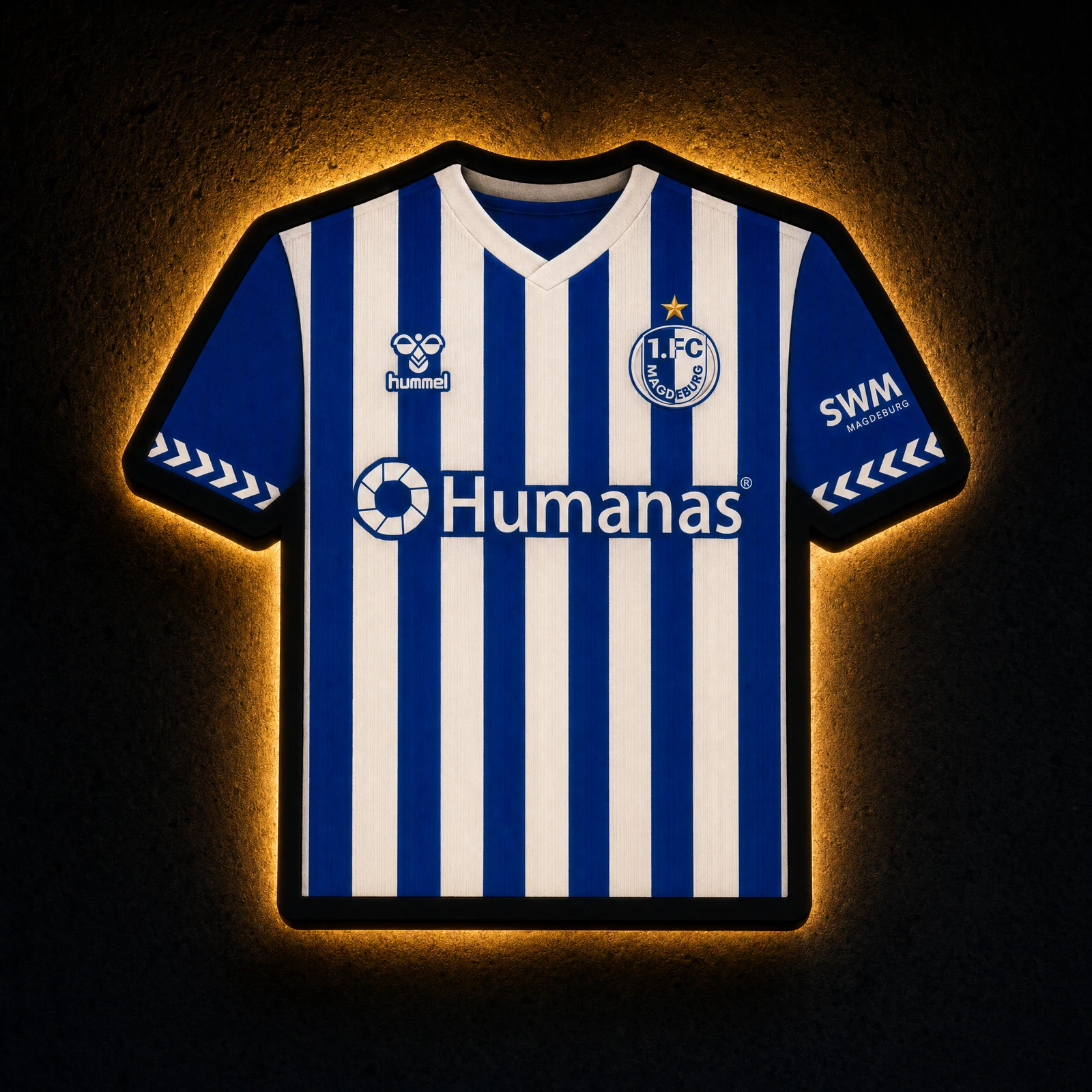 1. FC Magdeburg Heimtrikot 2026/27 LED-Trikot-Lampe — Glow im Dunkeln
