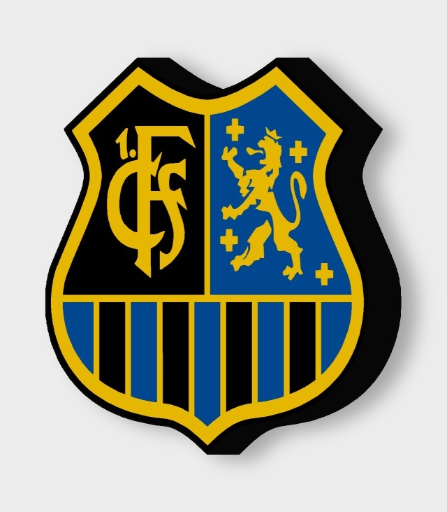 1. FC Saarbrücken LED-Leuchtschild ausgeschaltet