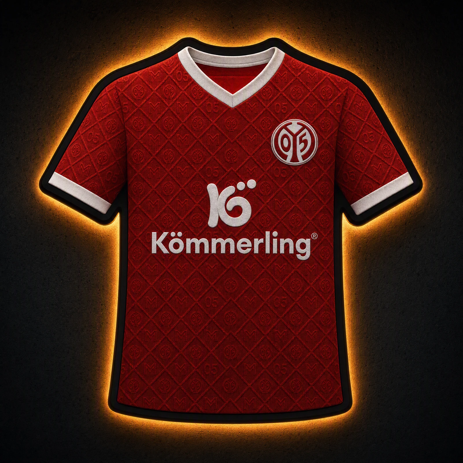 1. FSV Mainz 05 Heimtrikot 2026/27 LED-Trikot-Lampe — Glow im Dunkeln