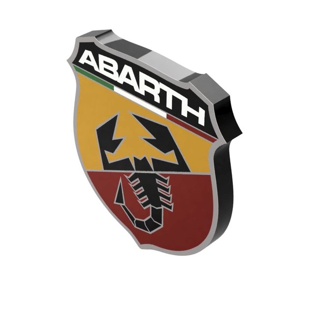 Abarth LED-Leuchtschild Wanddeko Autodeko Geschenk