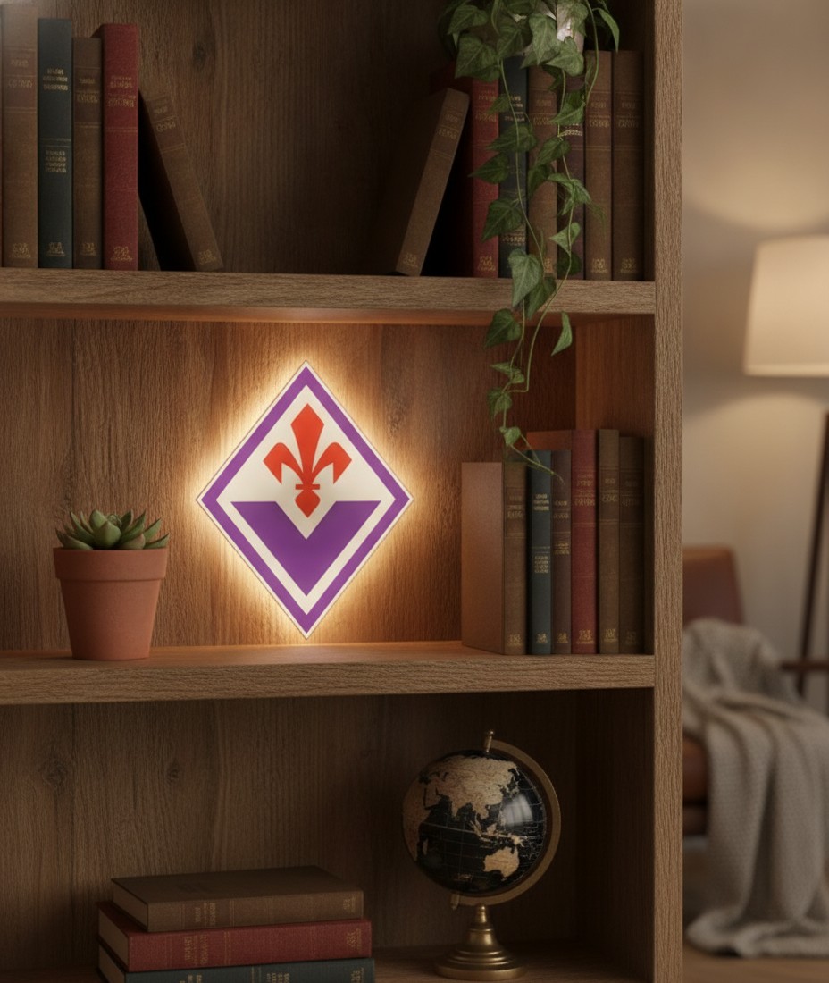 AC Florenz LED-Leuchtschild Wanddeko Fandeko Geschenk - Mockup