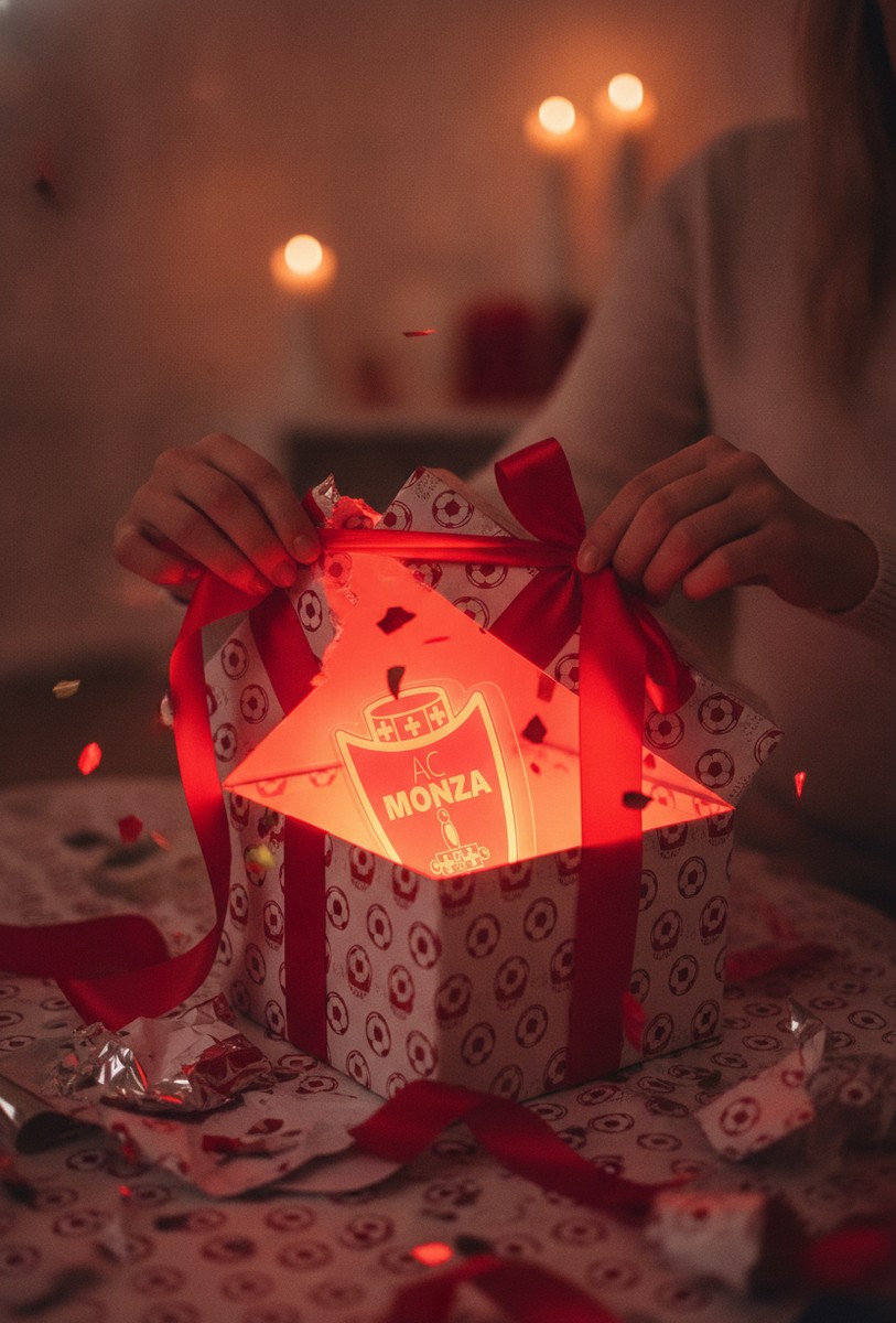 AC Monza LED-Leuchtschild Wanddeko Fandeko Geschenk - Mockup