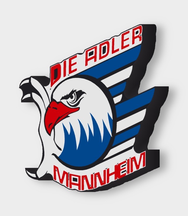 Adler Mannheim LED-Leuchtschild ausgeschaltet