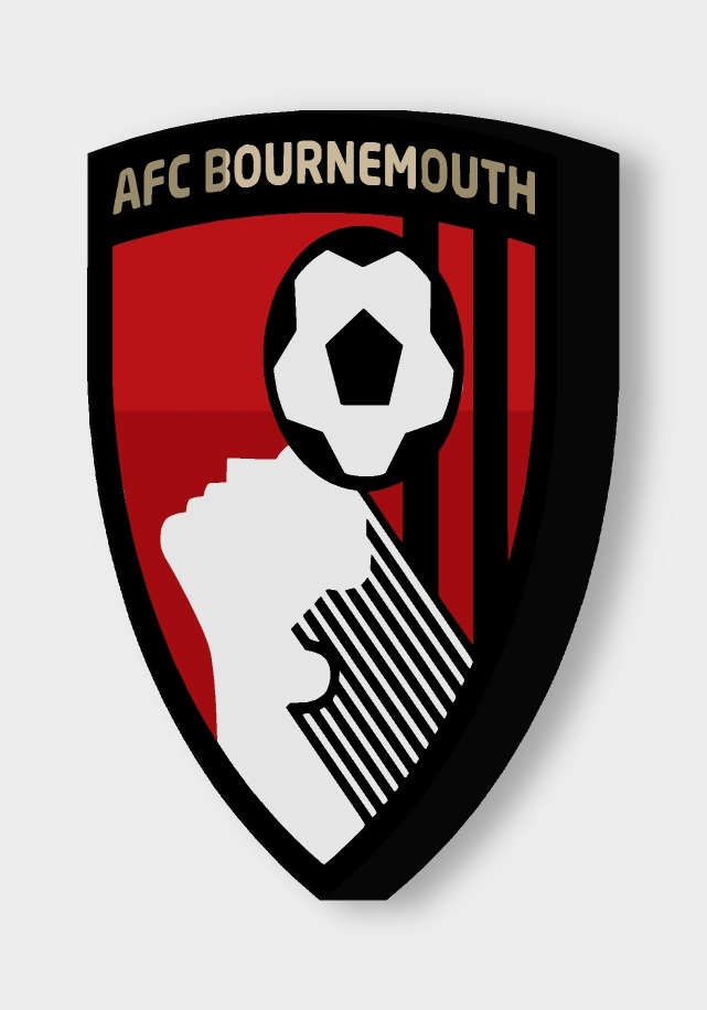 AFC Bournemouth LED-Leuchtschild ausgeschaltet