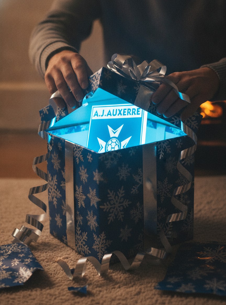 AJ Auxerre LED-Leuchtschild Wanddeko Fandeko Geschenk - Mockup