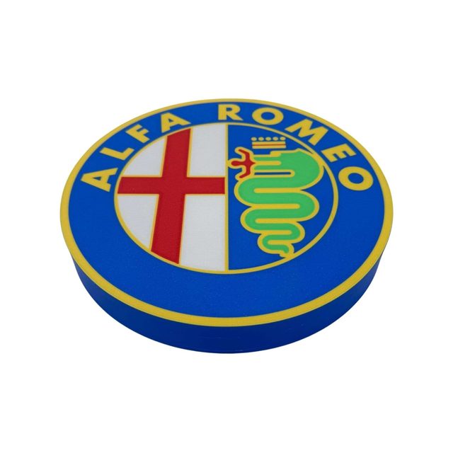 Alfa Romeo LED-Leuchtschild Wanddeko Autodeko Geschenk