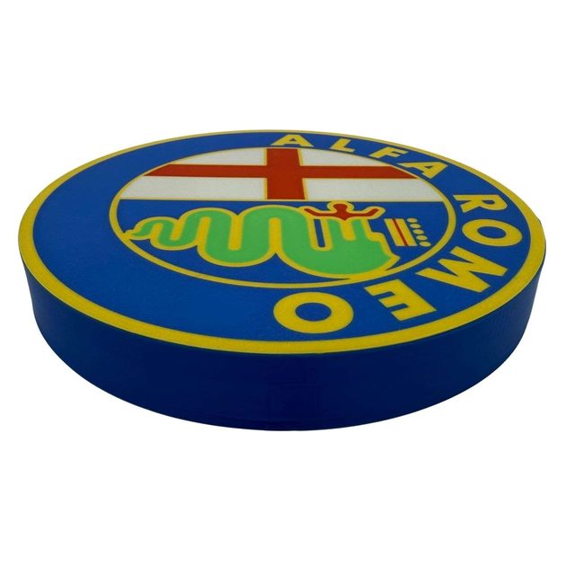 Alfa Romeo LED-Leuchtschild Wanddeko Autodeko Geschenk